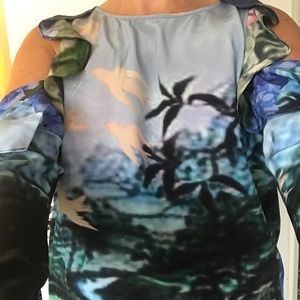 Tracy Reese Cold Shoulder Top